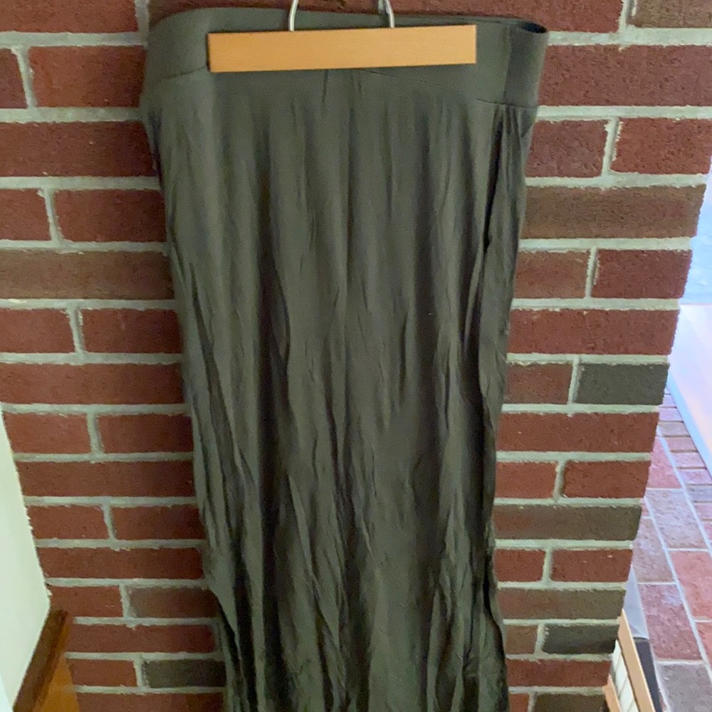 Medium Green Maxi Skirt